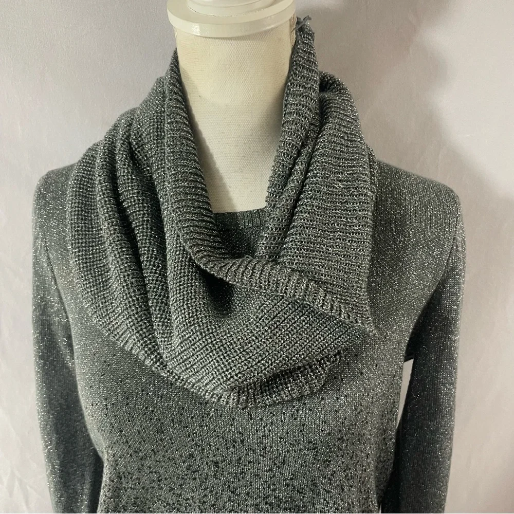 Apt. 9 ombré metallic sweater tunic top